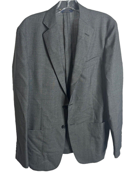 Men's BROOKS BROTHERS Taupe Cotton Blazer Suit Jacket Size 40Reg.