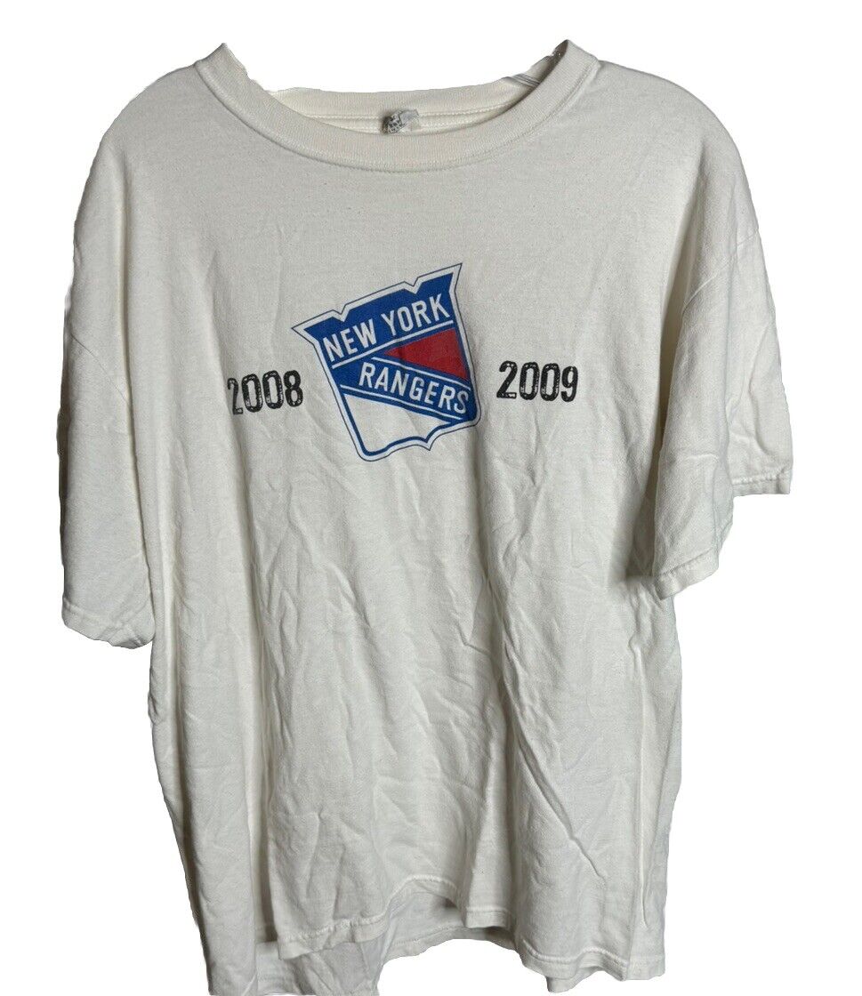 New York  Rangers  2008-2009 T Shirt NY Rangers XL