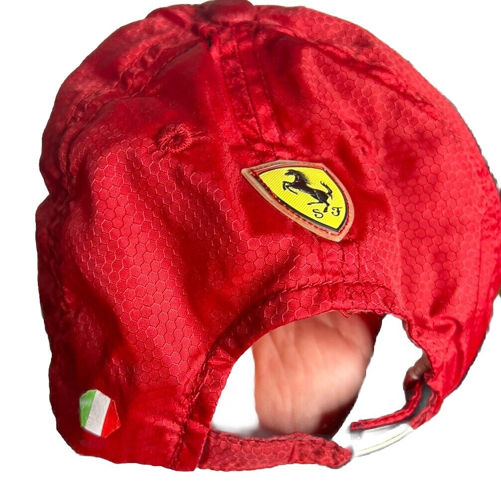 PUMA Scuderia Ferrari Red Motorsport Cap Unisex Adjustable Strapback