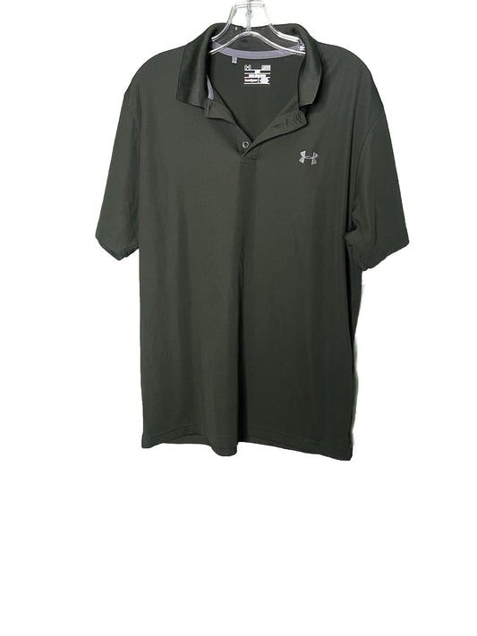 Under Armour Heat gear Loose Fit Golf Polo Shirt Men Large