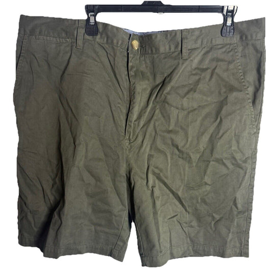 St Johns Bay Temp Flex Chino Shorts Men’s 40 Khaki