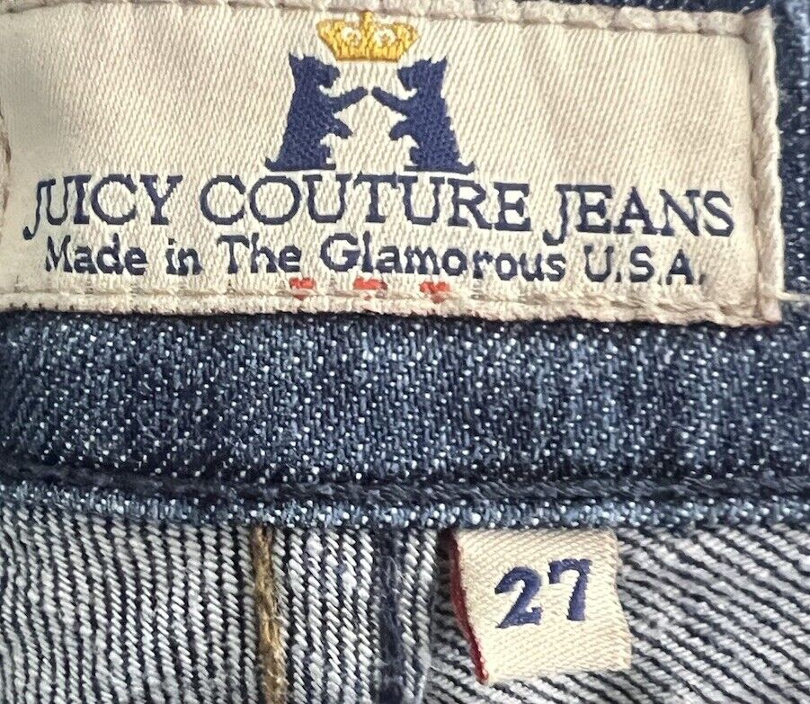 Juicy Couture Jeans Womens 27 Blue Denim