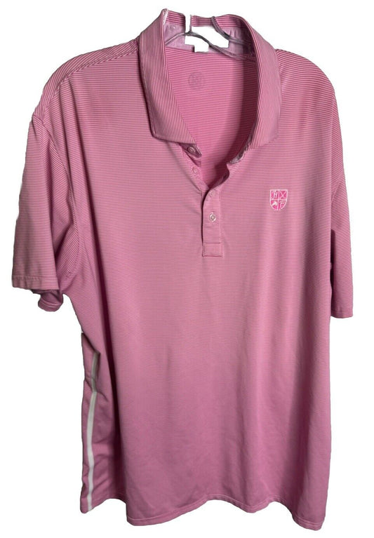 G/FORE Shirt Men's 2XL Star Print G4 Golf Club Polo Logo Polyester