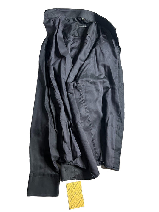Xagon Man Men's Button Up Long Sleeve Black Size Medium