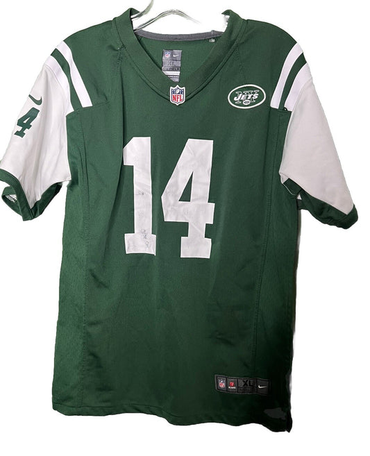 Youth New York Jets Sam Darnold Nike NFL Game Jersey Size XL 18/20 Some Wear