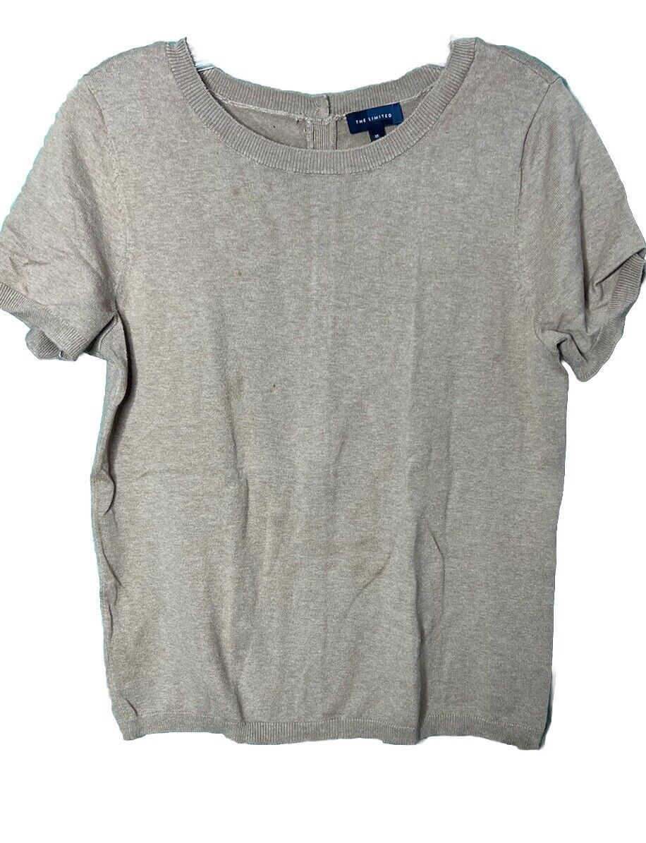 The Limited Womens Top Shirt Medium Short Sleeve Button Up