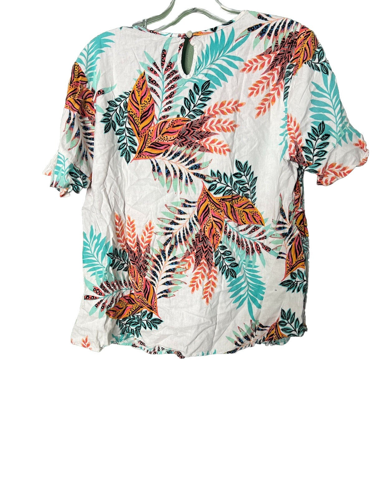 Van Hussen Womens Size XL Short Sleeve Shirt