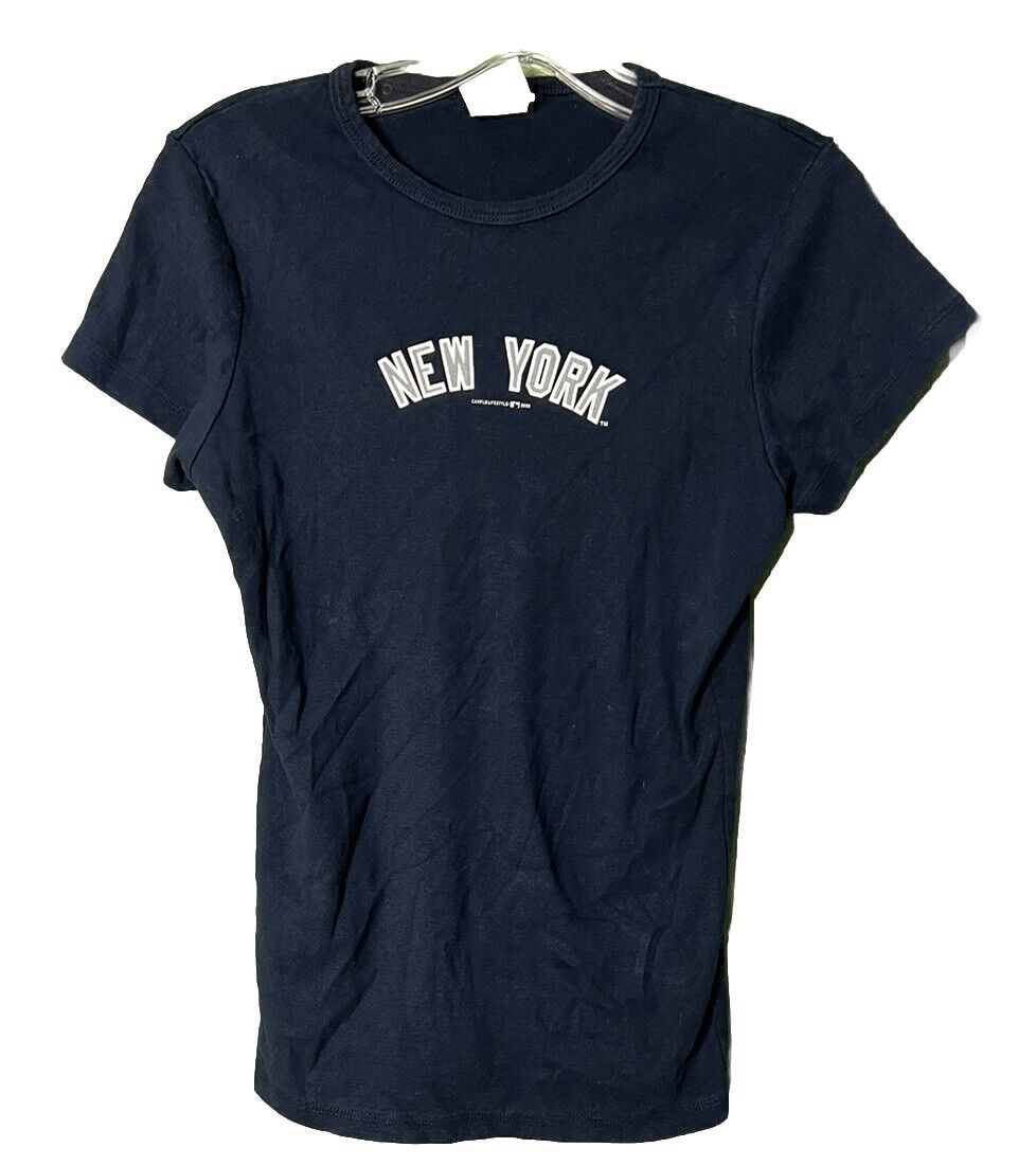 New York Yankees Mark Teixeira Size Medium Blue Shirt