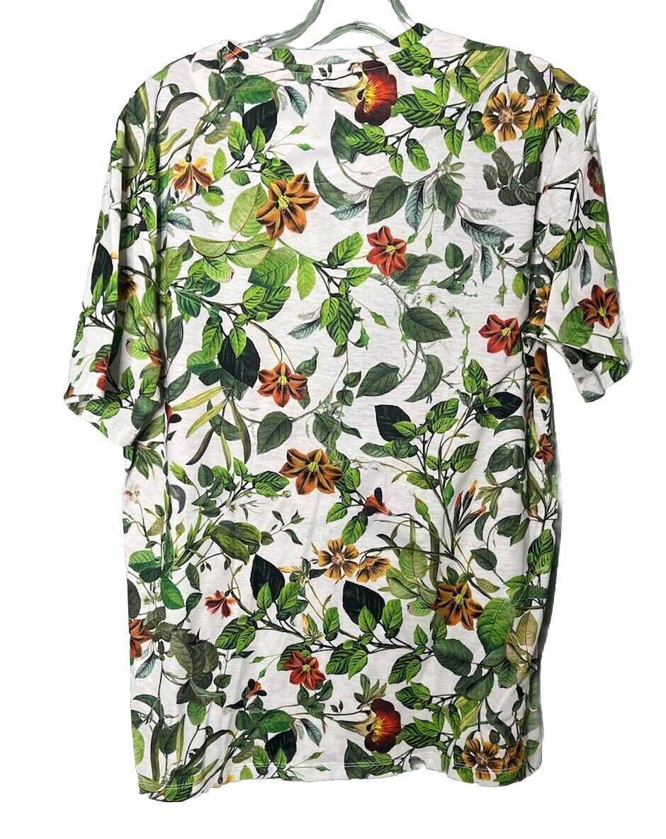 Zara Short Sleeve T-Shirt-Size Medium Floral Print