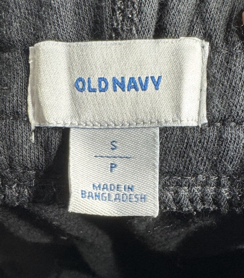 Old Navy Men's Jogger Elastic Waist Sweatpants Black Small