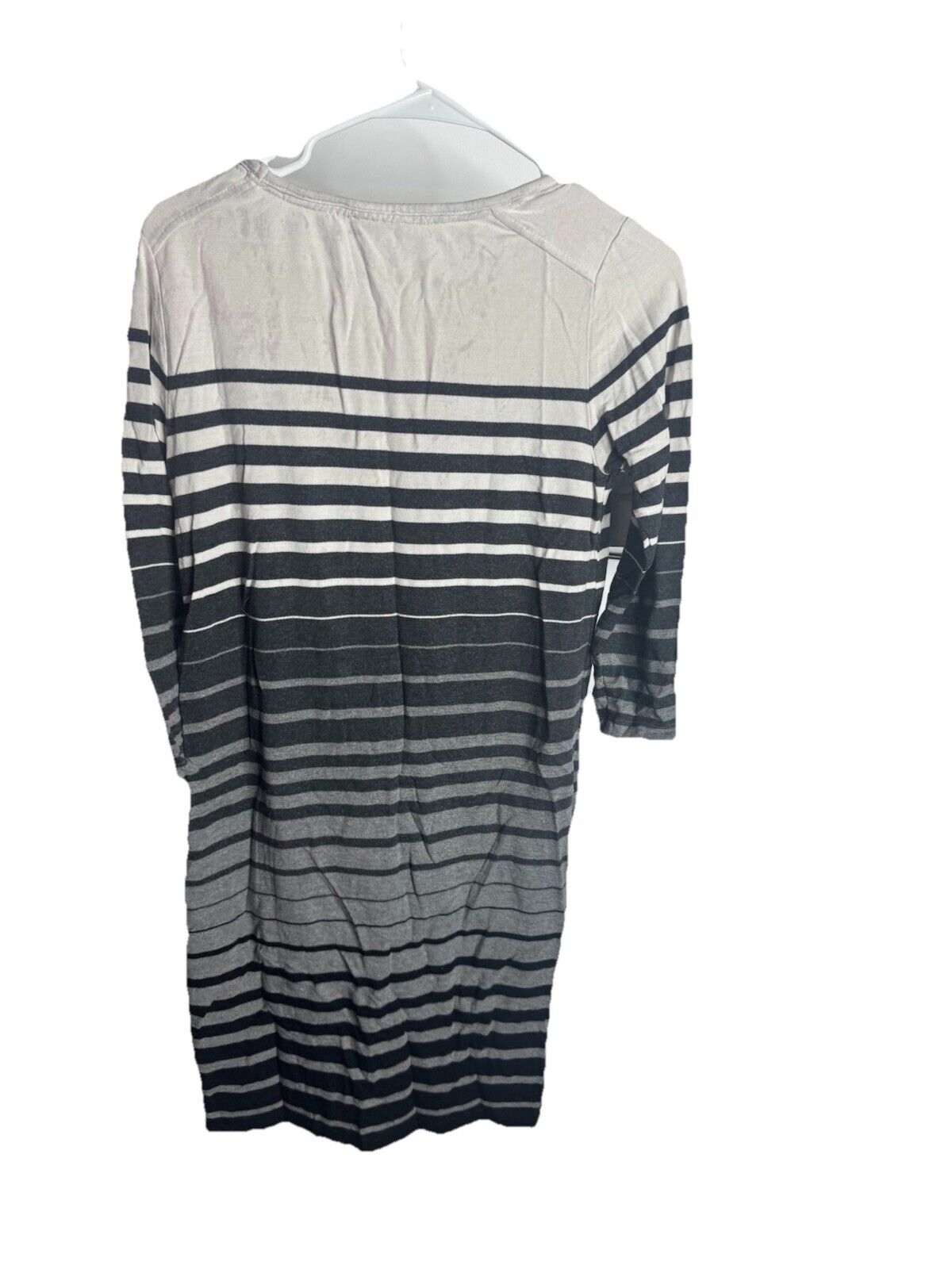Dalia Shirt Dress Womens XS 3/4 Sleeves Shift Stretch Loose