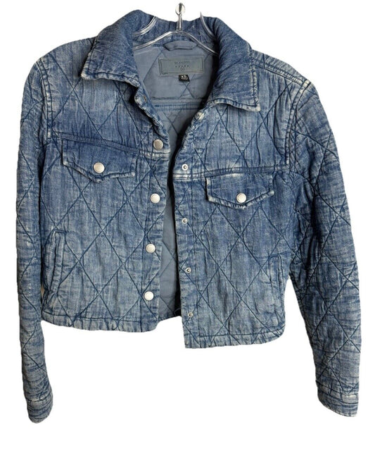 Blank NYC Distressed Jacket Size XS Button Down