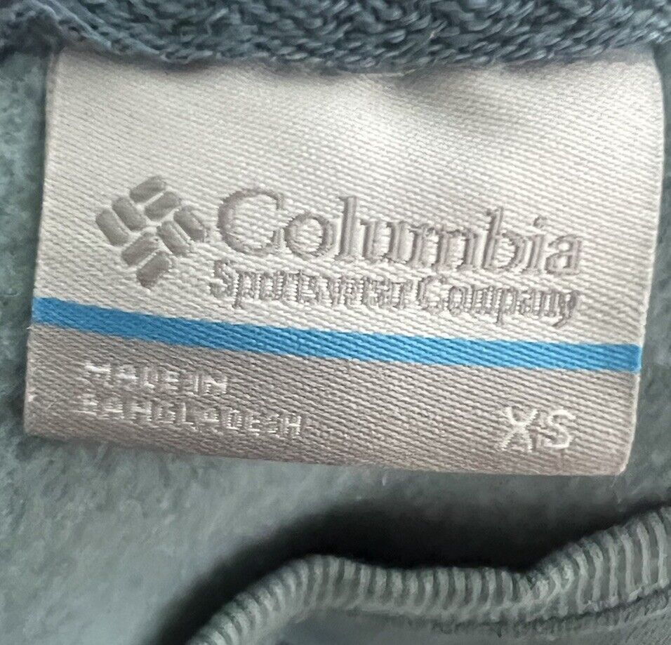 Columbia blue pullover sweatshirt hike your own hike women Size XS