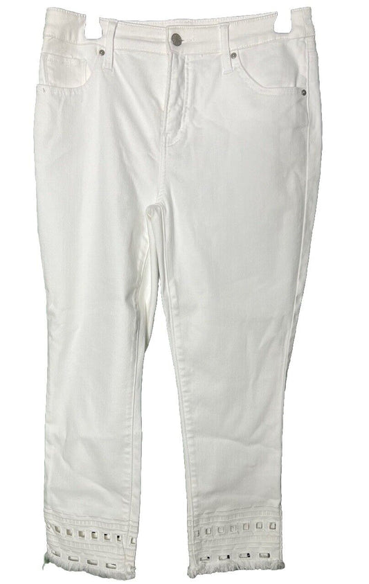 So Slimming Girlfriend Slim Leg Crop Size 4 Regular  Skinny Stretch