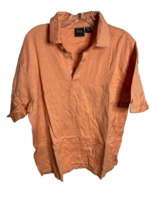 Jos A Bank Mens Polo Shirt Size Large  100% Cotton