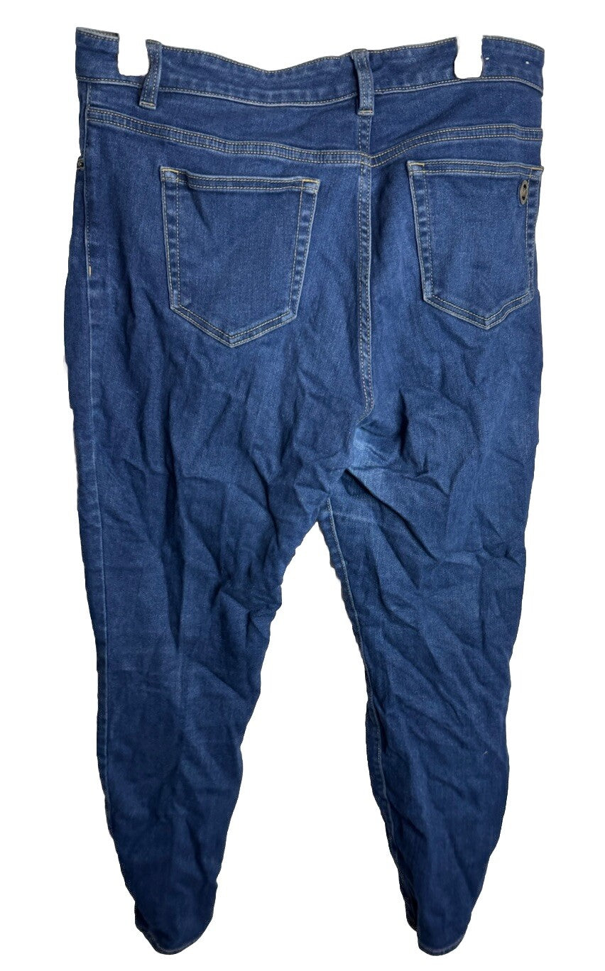 Womens Michael Kors High Rise Skinny  Selma Jeans, Size 10, Dark Wash