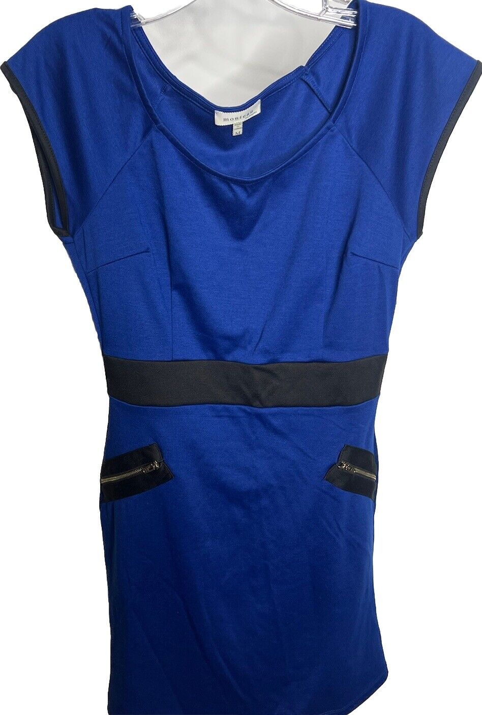 Monteau Los Angeles  V-Neck Dress Medium
