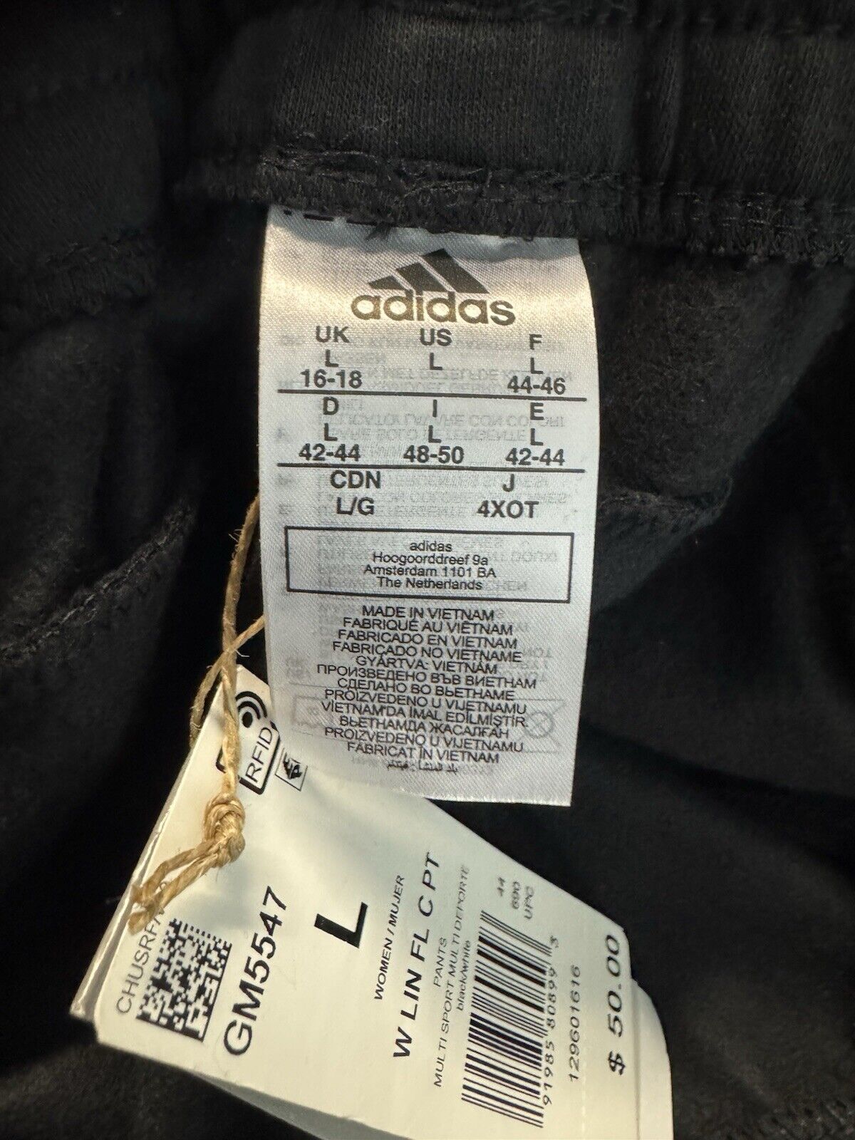 Adidas Ankle Cuffed Sweatpants Mens Large