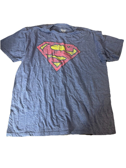 Superman, Classic Logo, T-Shirt, Cotton( Adult Size L