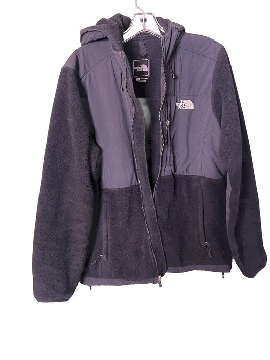 The North Face Womens Large Black Fleece Jacket/ Some Stains/make Offer
