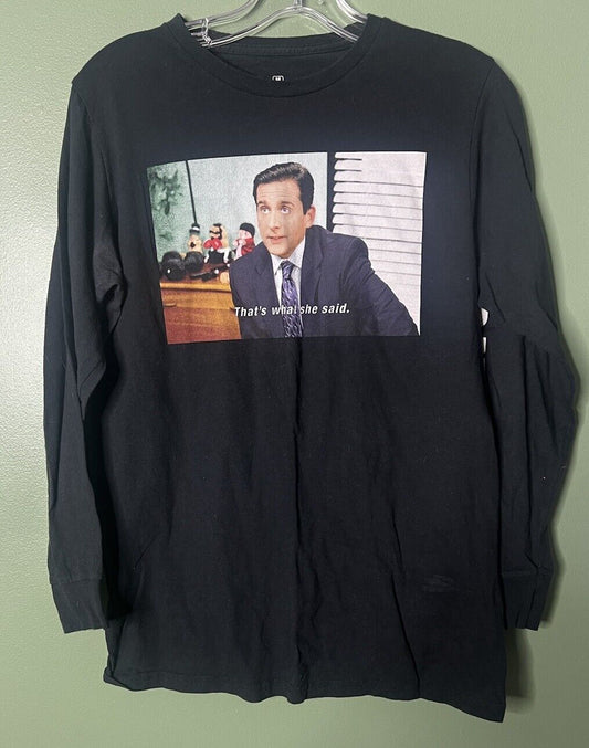 Dunder Mifflin The Office Long Sleeve Shirt Size Medium
