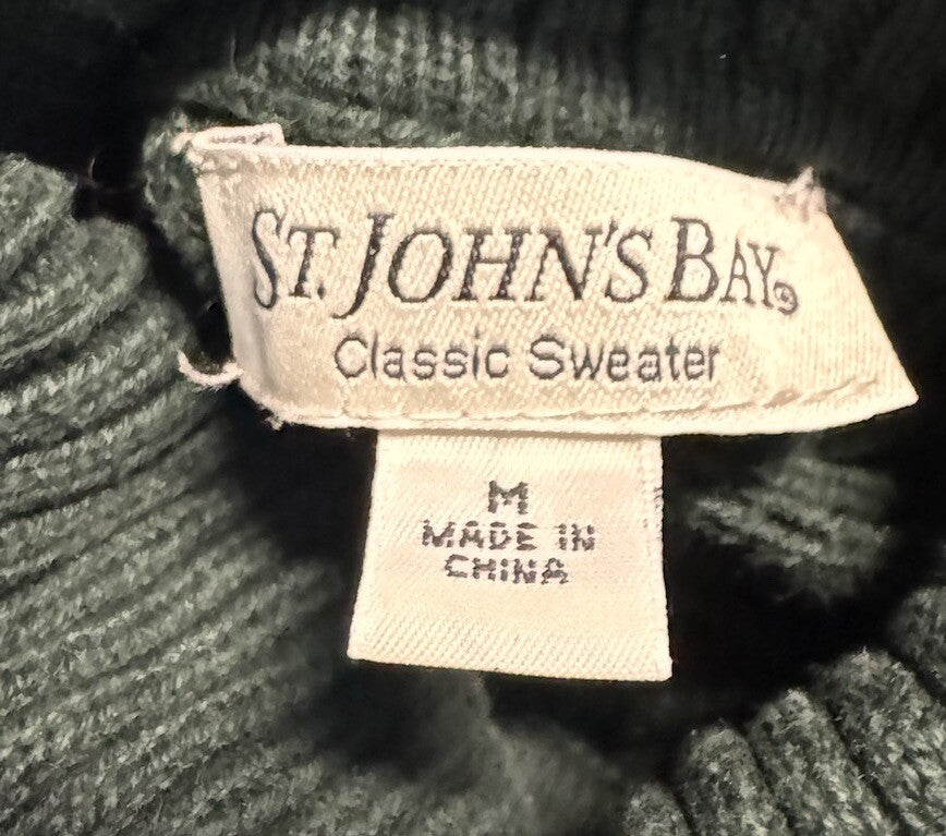 Vintage St Johns Bay Mens Medium Pull Over Sweater