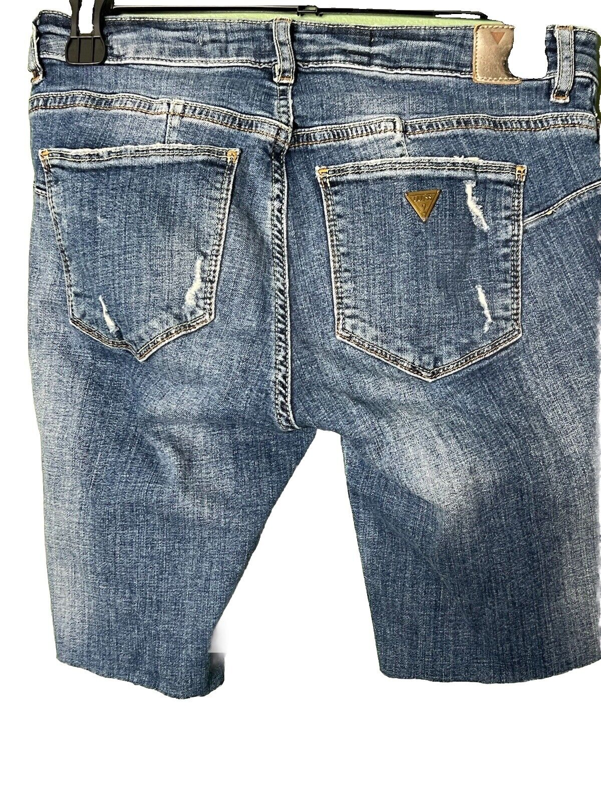 Guess Sienna Curvy Fit Cropped Denim Shorts Women’s Size 28 Casual