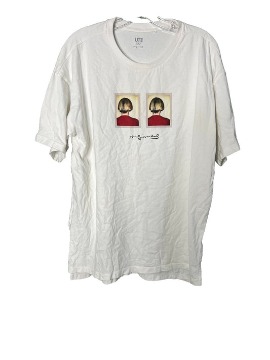 Uniqlo x Andy Warhol With Person UT Short-Sleeve Graphic T-Shirt White Medium