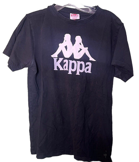 Kappa White Casual Short Sleeve T-Shirt Men’s Medium Fit ,Crew Neck Tee Logo