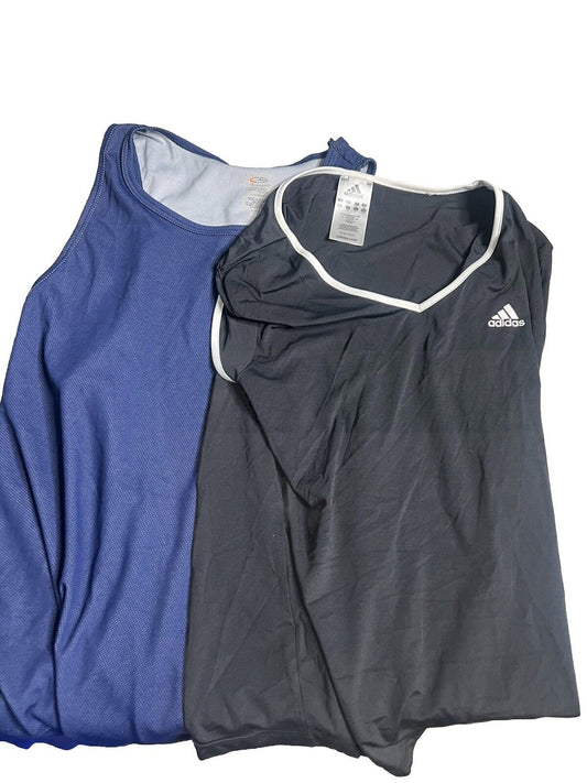 Adidas Womens Medium Tank Top And Champion Woman’s XL Tank Top