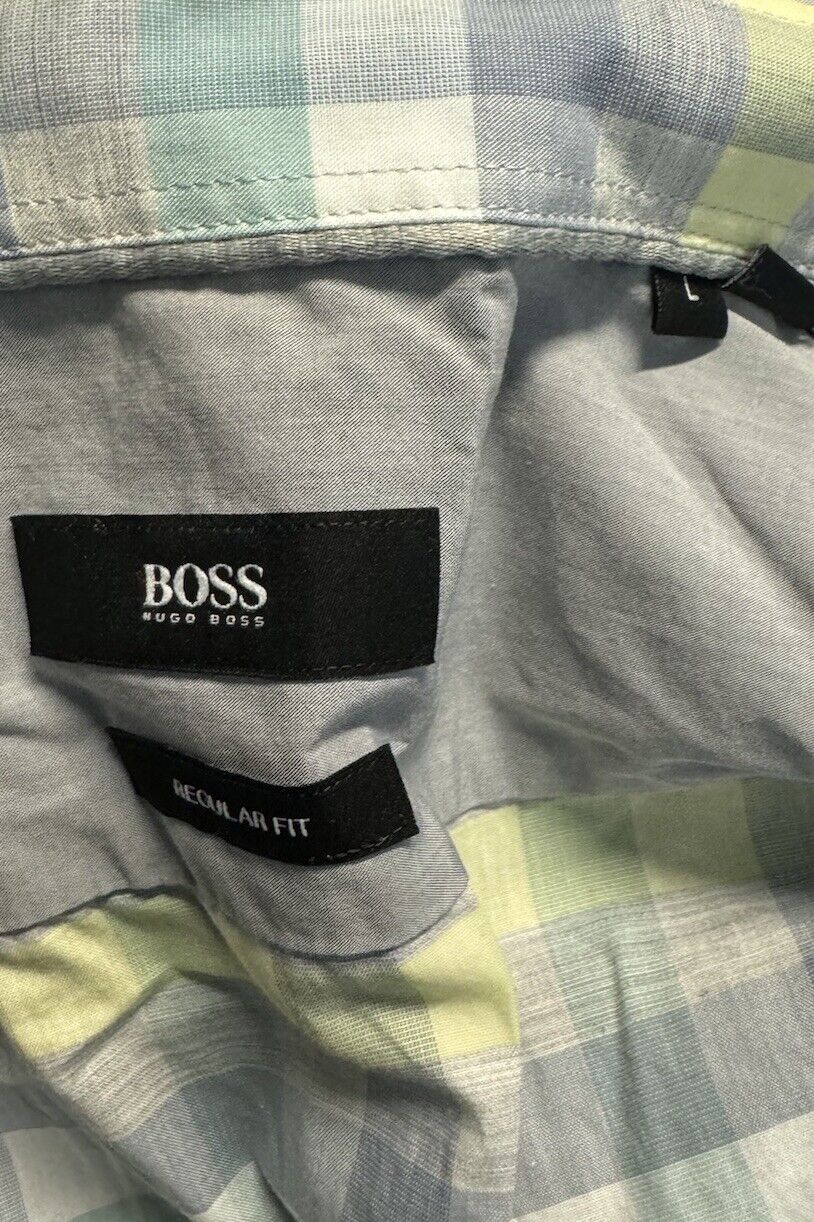 Boss Hugo Boss Dress Shirt Men’s Large Button Down Regular Fit