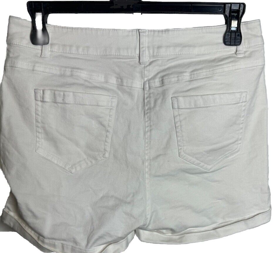 Design United Women's High Waist Metallic Biker Shorts  Size 27