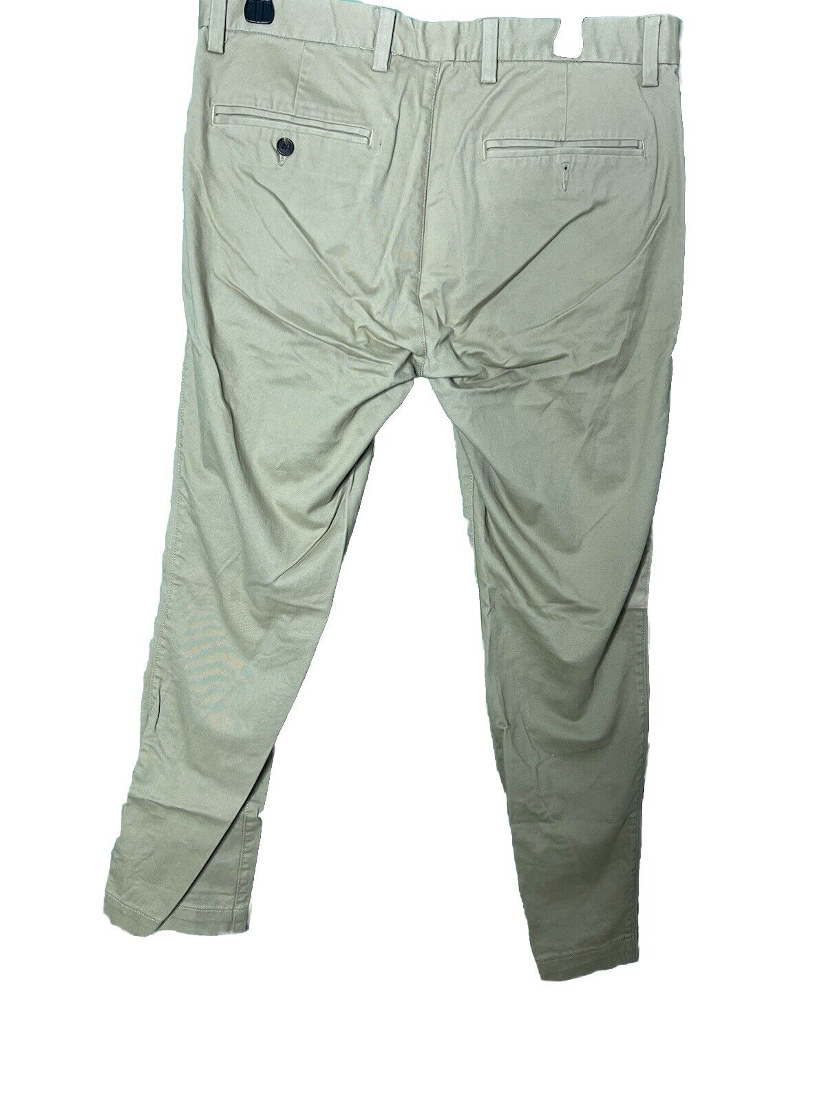 GAP Skinny Chino Pants Mens 32x32 Beige Khakis Straight Leg Mid Rise Preppy