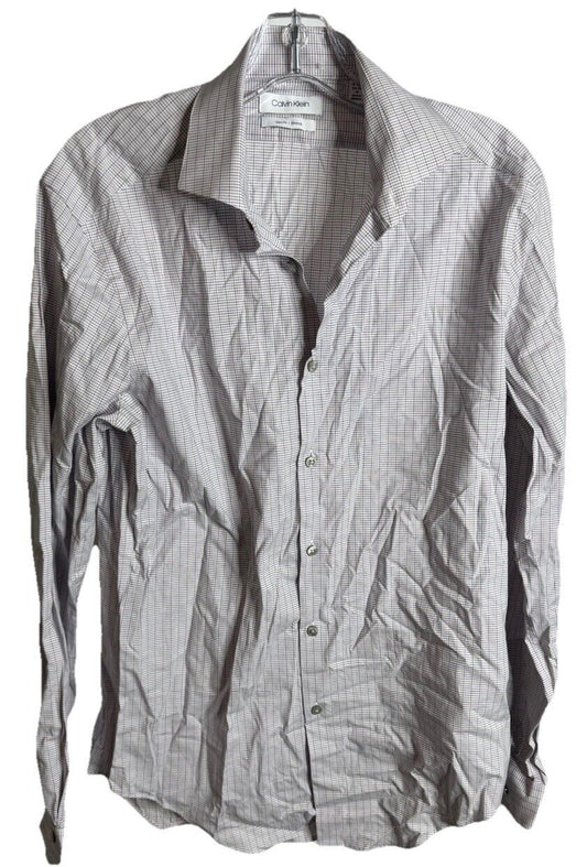 calvin klein Button Down dress shirt Mens 15-15.5 34/35 Medium