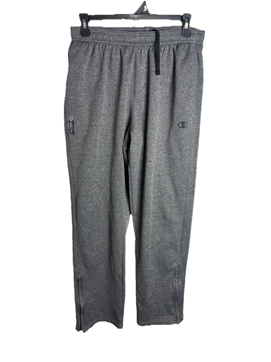 Champion Gray Sweatpants Mens M Straight Fit Grey w/ Pockets Cotton Poly