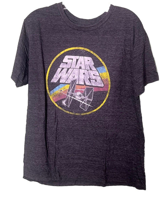 STARWARS Men's Adult L Short Sleeve Crewneck T-Shirt Space