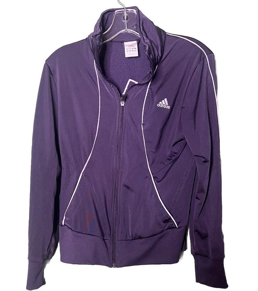 Adidas Track Jacket Youth Medium  Full Zip Jacket Casual Outdoor Jacket