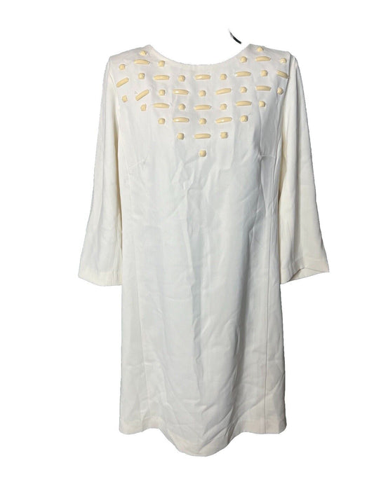 Ann Taylor White Dress Size 8P petite Sleeveless