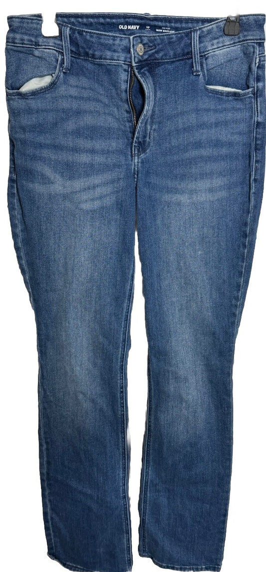 Old Navy Skinny Jeans Denim Blue Size 10 Long