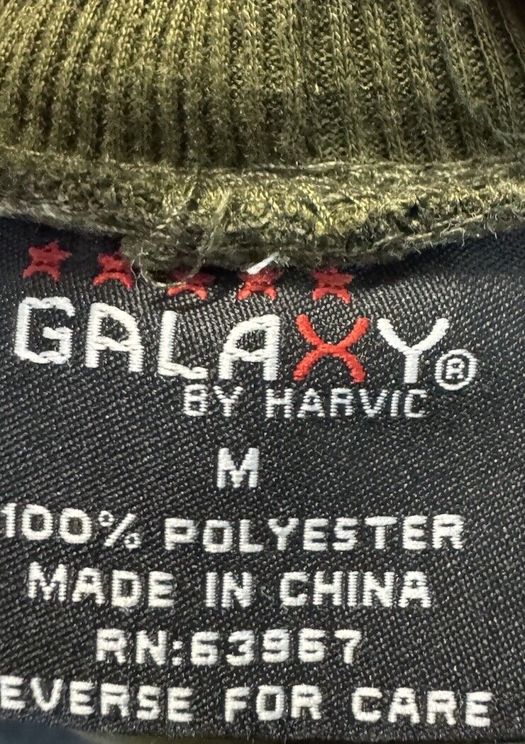 Galaxy Men's Fleece-Lined Jogger Pocket Sweatpants Medium