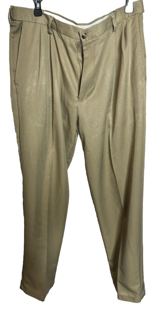 Haggar Men's Dress Pants Size 36 X 32  Classic Fit Mid Rise Straight Leg