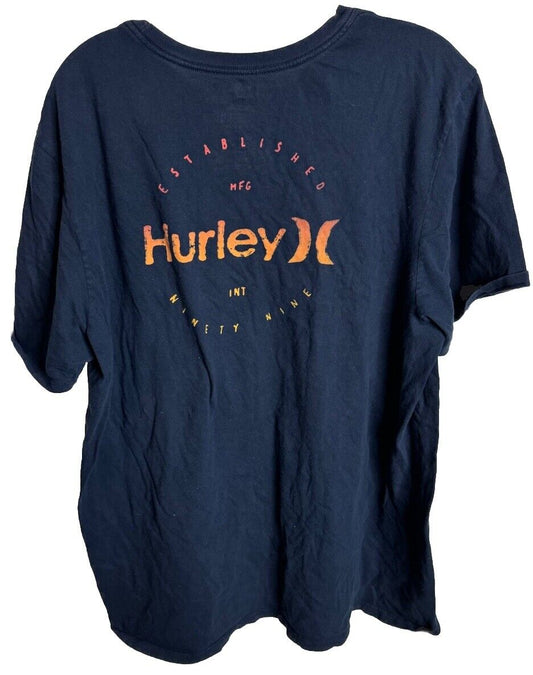 HURLEY Men's T-Shirt ONE AND ONLY DRIFIT - Navy  - XL