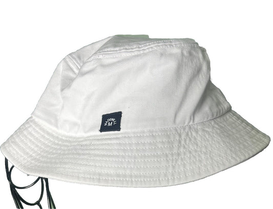 NWT Madewell Washed Canvas Bucket Hat Eyelet White