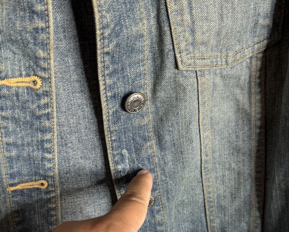 Old Navy Jean Jacket Denim Trucker Blue - Women Size Medium
