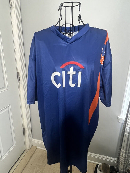 New York Mets T Shirt Size Medium Citi Field Short Sleeve Blue