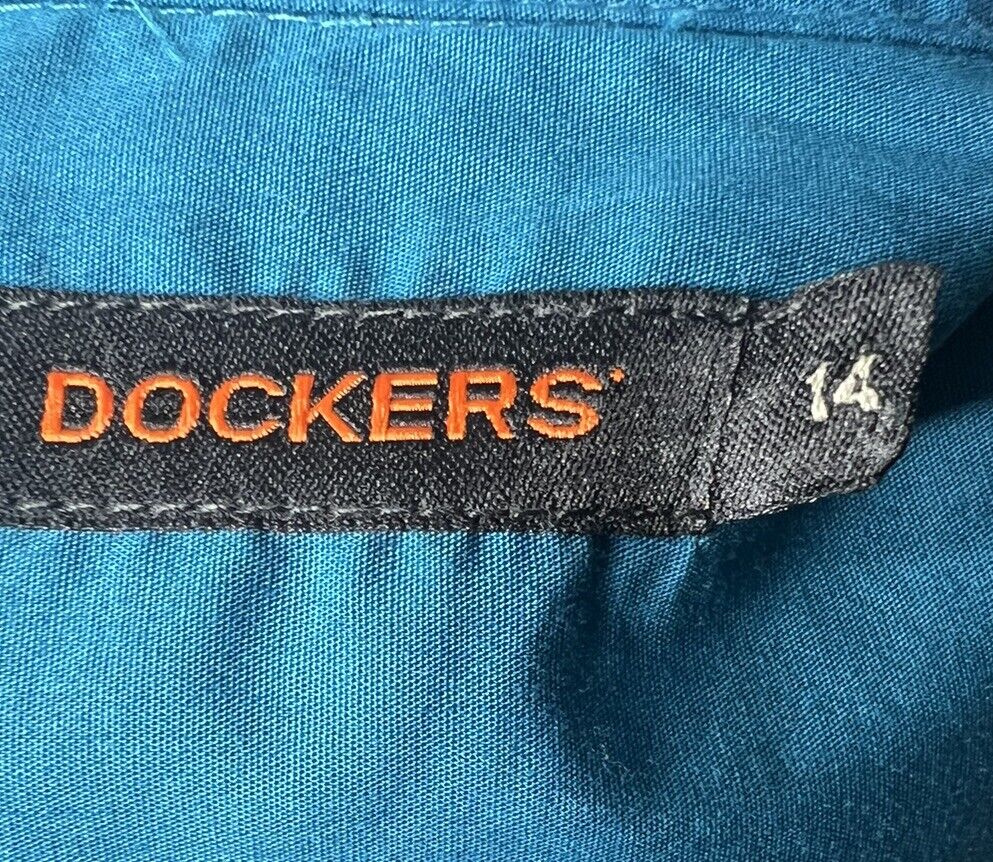 Dockers Boy's Bue/Button-down Shirt, Size 14