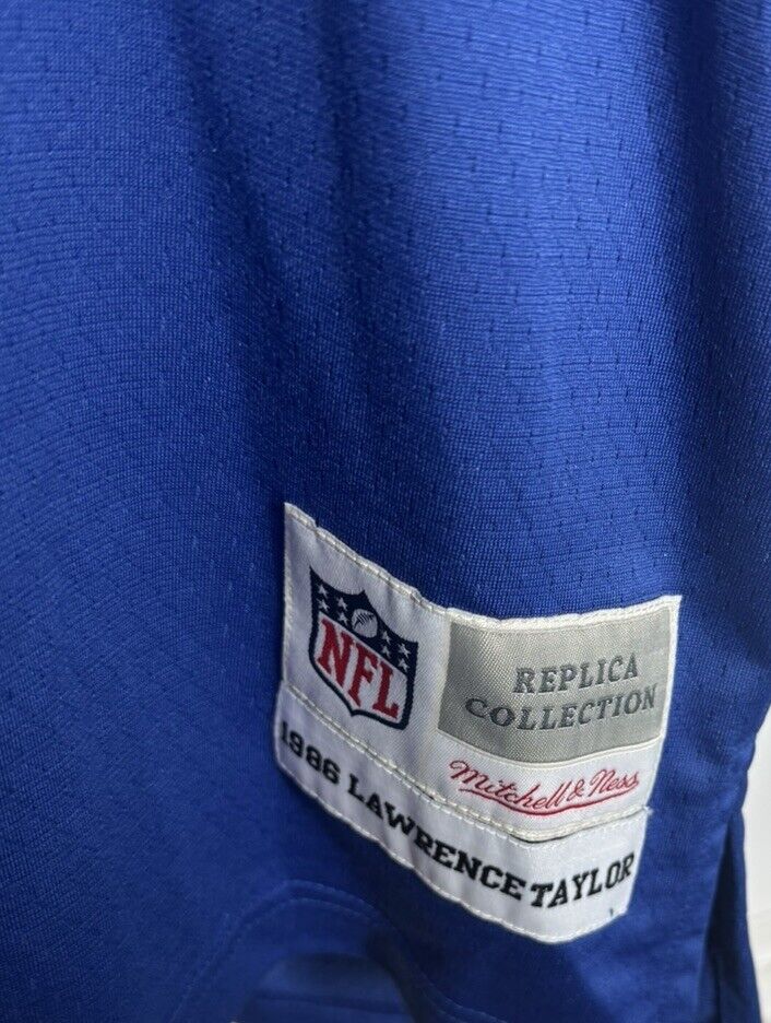 Lawrence Taylor New York Giants #56 Mitchell Ness Throwback Jersey Size 3XL
