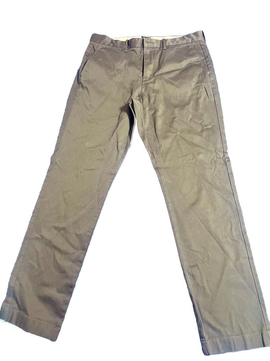J. Crew Pants Mens 34x32 Gray Thompson Tapered Four Season Casual Preppy Plaid