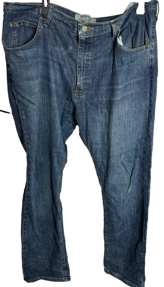 Wrangler Jeans Mens 36x32 Blue Denim