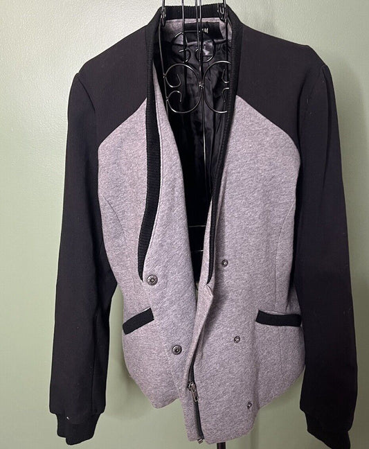 H&M  Gray And Black  Jacket Women’s Size 12